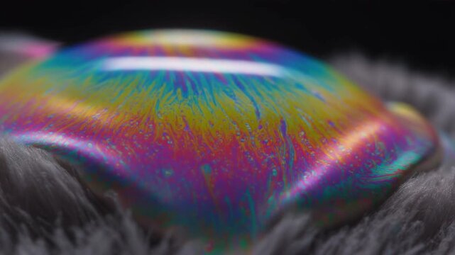 rainbow in the water