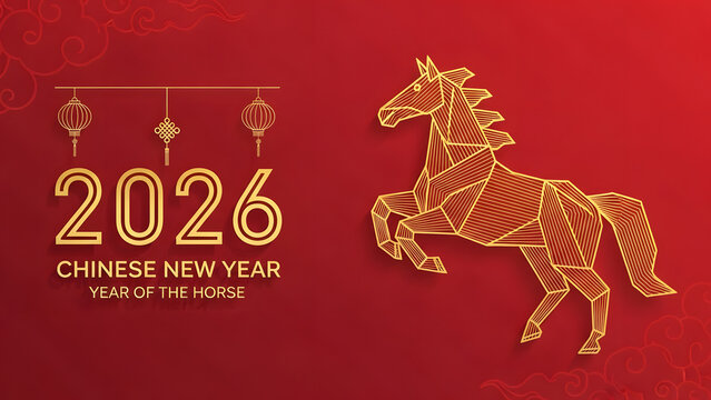 Horse Chinese New Year Celebration 1.