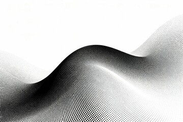 Abstract wave pattern of dots