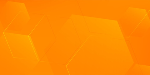 Orange abstract background with hexagon shapes. Geometric design element. abstract orange background. Suitable for brochures, banners, corporate, covers, and posters. eps10.