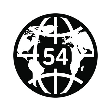 Group 54 logo with global symbol