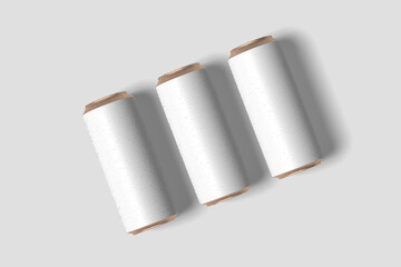 aluminum soda can mockup with water droplets blank mockup