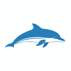 Obraz premium Blue Dolphin Icon
