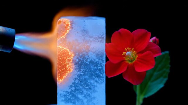 Extreme Thermal Resistance Test of Silica Aerogel Block Against Intense Flame