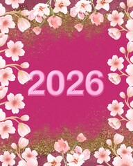 2026 pink flower