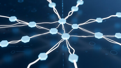 Sperm Cells Swimming Towards Egg Cell.