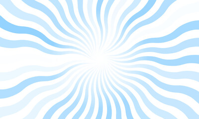 light blue and white sunburst background vector design. comic background with retro rays.sunburst pattern background.