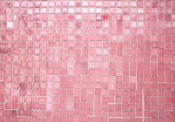 Pink Glass Tile Abstract Background