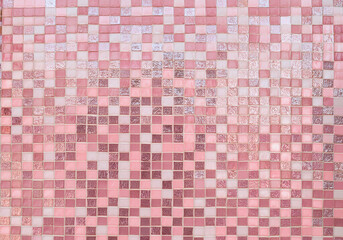 Fototapeta premium Pink Glass Tile Abstract Background