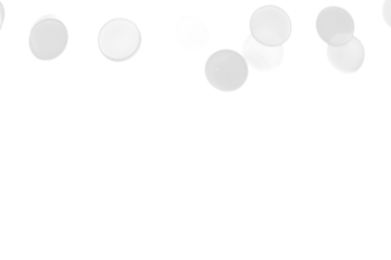 Soft Scattered Top Wedding Bokeh Overlay PNG with Floating White Light Circles, Airy Minimal Romantic Texture for Bridal Photography, Invitations, Cards, Website Headers and Elegant Branding

