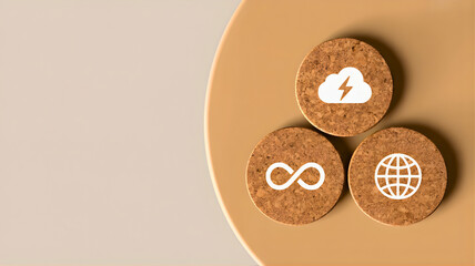 Abstract representation of global cloud technology showcasing infinite digital possibilities and interconnected data solutions for a modern digital landscape