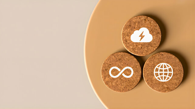 Abstract representation of global cloud technology showcasing infinite digital possibilities and interconnected data solutions for a modern digital landscape - Powered by Adobe