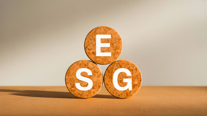 Conceptual image of a hand holding a wooden block with the words 'Carbon Credit' and a green leaf icon, symbolizing environmental responsibility and sustainability