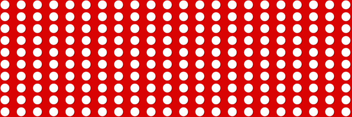 White and red vintage dots pattern, colorful background - vector abstract background.