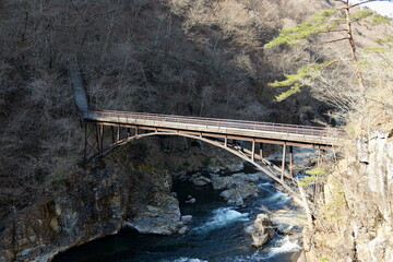 栃木県, 日光の龍王峡の風景