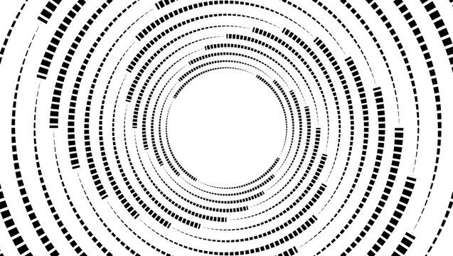 Abstract 3d black and white spiral design features a swirling metal texture and grey wave lines to create a modern vector wallpaper backdrop