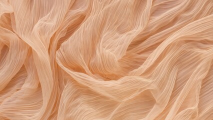 Peach Chiffon Fabric Texture
