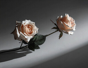 Sculptural Faux Rose with Minimal Space