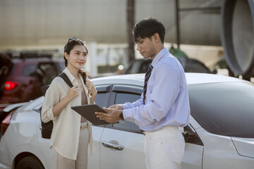 A financial adviser offers an investment plan to help a client secure a low-interest mortgage and achieve long-term prosperity.