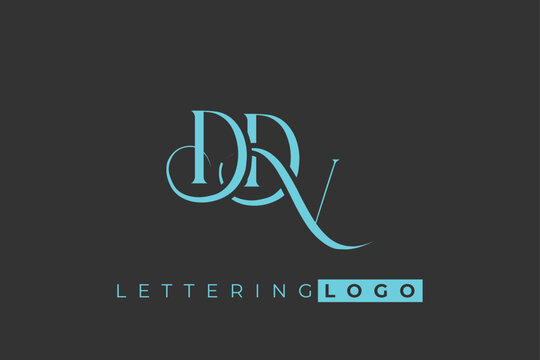 DDV Elegant Monogram Logo Design With Decorative Lettering