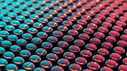 Obraz premium Colorful Glass Beads Pattern