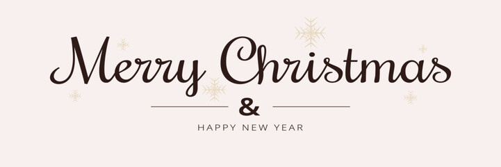 Merry Christmas handwritten calligraphy isolated on green background. Vector holiday illustration element. Linear Merry Christmas lettering.