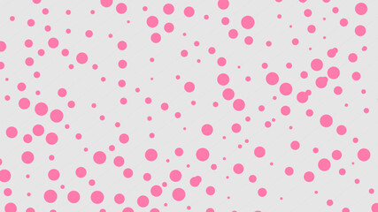 Abstract geometric dots and line stripe on white background.