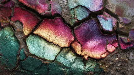 Naklejka premium Colorful Rock Texture