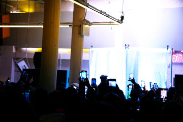 Rapper performs at an exclusive performance 