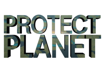 Protect Planet Word Art