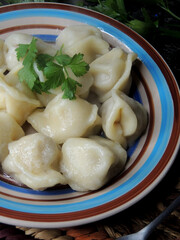 dumplings with mushrooms