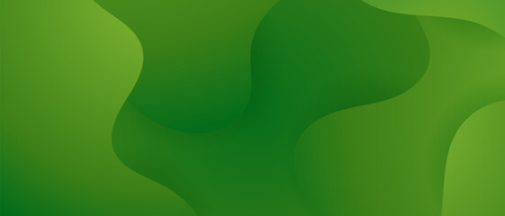 Abstract green organic gradient background with smooth flowing shapes, creating a fresh and natural look suitable for modern design projects.