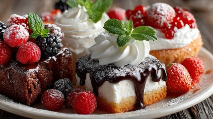 Assorted Low Carb Diabetic Dessert Selection