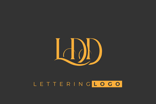 LDD Elegant Monogram Logo Design With Decorative Lettering