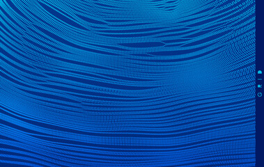 Abstract background. Grid texture. Network design with particles. Cover design template. Dynamic vector illustration for banner, flyer, poster or brochure.