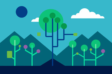 Nature Merging with Digital Technology