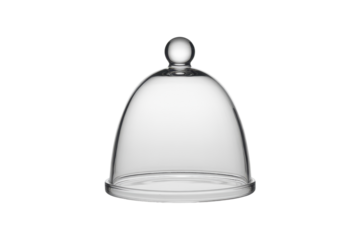 Clear glass cloche