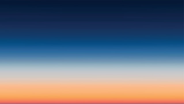 Smooth vertical gradient with dark blue to warm orange hues for modern design and digital backdrops