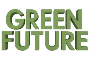 Green Future 3D Text Effect