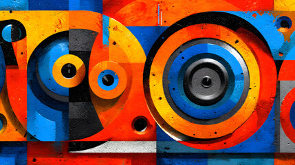 concept illustration showing flowing data streams, human figures interacting with intelligent systems, clean and professional environment