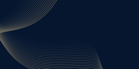 Modern golden wave on dark backgrounds. Thin line modern premium shape, premium curve glitter abstract. background vector pattern illustration