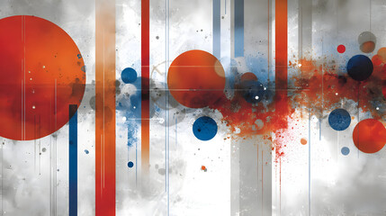 success theme featuring balanced composition, abstract data visuals, and professional calm energy