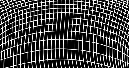 Grid lattice grating with deform Distortion array of lines Abstract geometric background