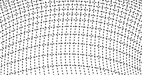 Halftone Space dotted Grid background pattern Distort and Deform texture