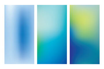 Abstract Gradient Backgrounds with Soft Blurry Effects.