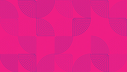 Abstract Geometric Pattern with Pink and Purple Hues.