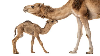 camel isolated on transparent background