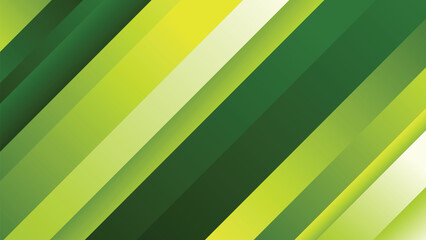 Abstract green gradient diagonal stripes background, modern dynamic wallpaper. Suitable for healthy templates, technology banners, business ads, presentations, web and pages