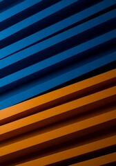 Obraz premium Abstract composition featuring repeating parallel lines and planes creating dynamic depth and visual movement in organized space, form, organization, configuration