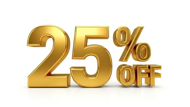Exclusive 25 percent off sale offer
